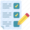 task, list, document, file, checklist
