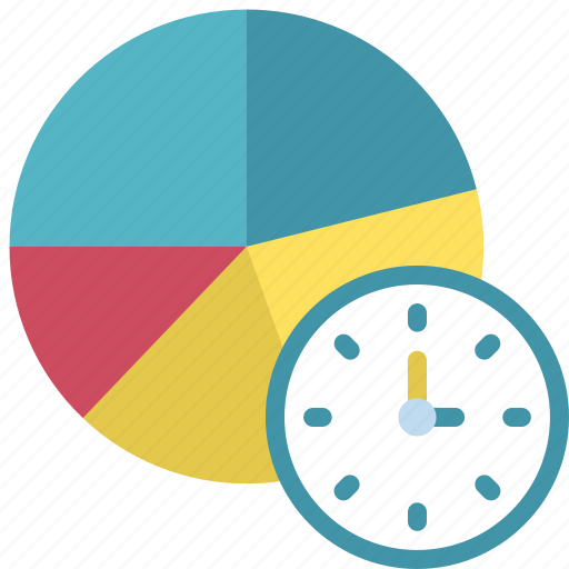 Time, breakdown, pie, chart icon - Download on Iconfinder