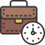 business, timer, briefcase, timed 