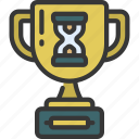 time, award, trophy, reward