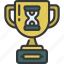 time, award, trophy, reward 