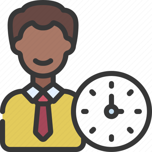 Time, manager, male, person icon - Download on Iconfinder