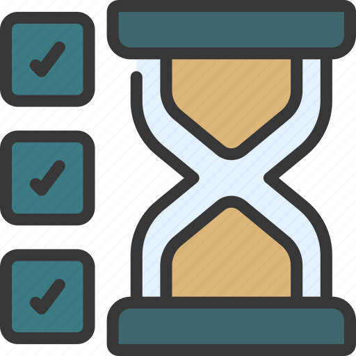 Timer, checklist, sand, time icon - Download on Iconfinder