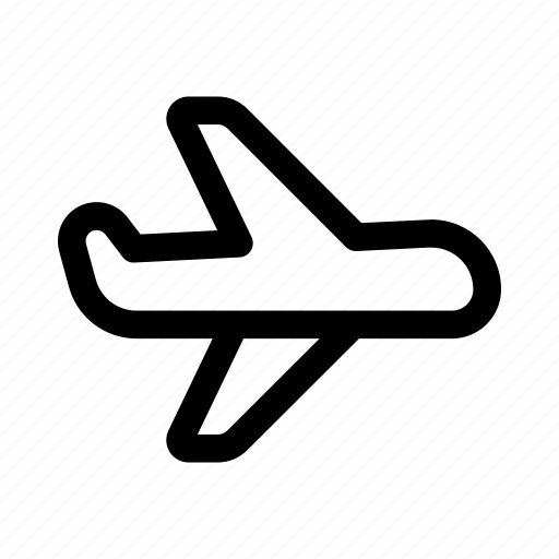 Airplane, aeroplane, plane, mode, airport icon - Download on Iconfinder
