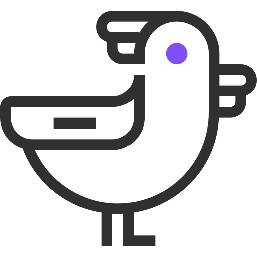 Bird, share, twit, logo, media, sharing, social icon - Free download