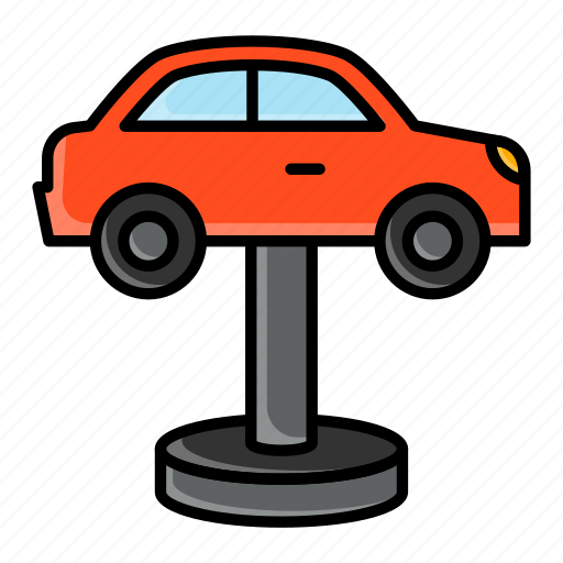 Hydraulic, car lifter, upkeeper, vehicle, automotive, automobile icon - Download on Iconfinder