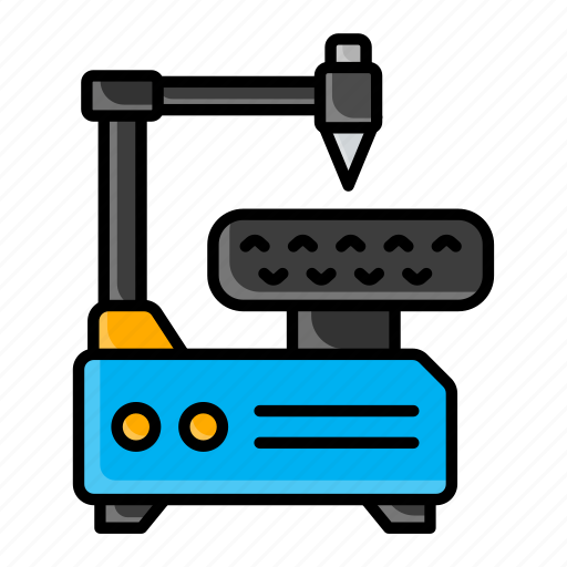 Tilt black, electric, pneumatic, tire changer, bead blaster, car tire, repairing machinery icon - Download on Iconfinder