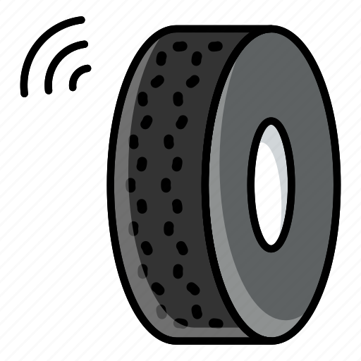 Automotive, autonomous, tire, wheel, tyre, wireless icon - Download on Iconfinder