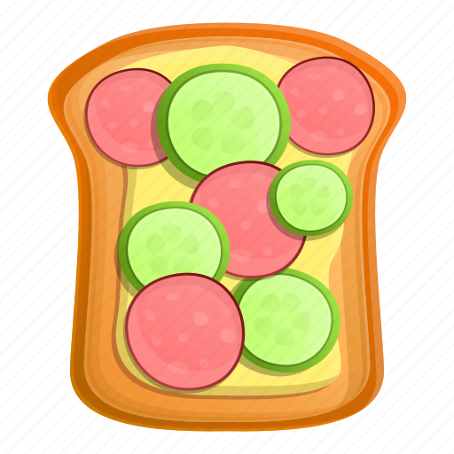Cucumber, cut, fish, food, kitchen, toast icon - Download on Iconfinder