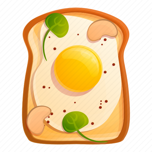 Egg, food, fried, morning, toast icon - Download on Iconfinder