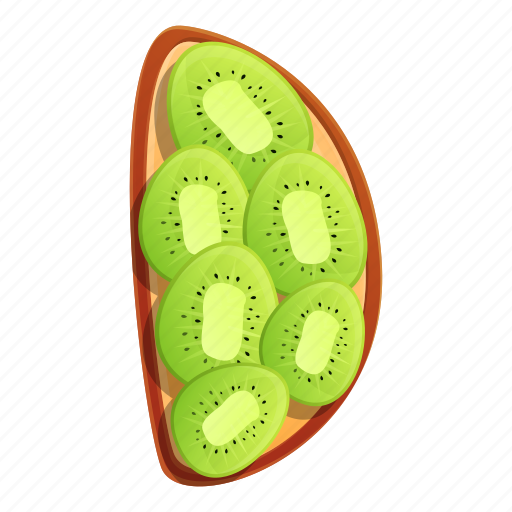 Couple, food, fruit, kiwi, sliced, toast icon - Download on Iconfinder