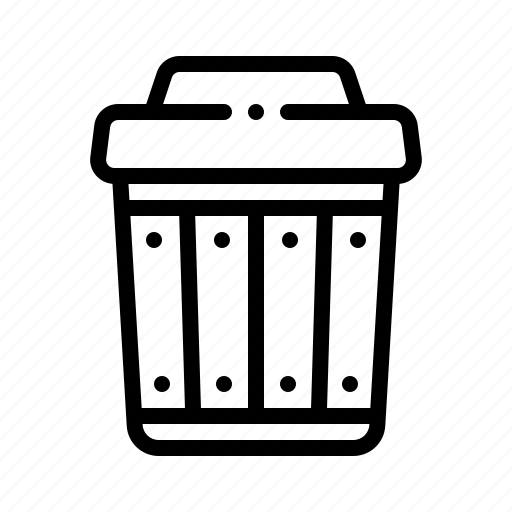 Trash, rubbish, delete, wc, container, waste, garbage icon - Download on Iconfinder