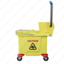 bucket, mop, cleaning, trolley, cleaning service, clean