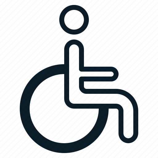 Disabled, wheelchair icon - Download on Iconfinder