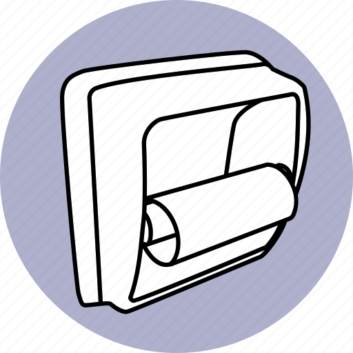 Toilet, paper, empty, holder, roll, finished, tissue icon - Download on Iconfinder