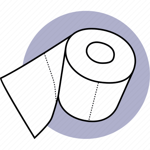 Toilet, paper, tissue, roll icon - Download on Iconfinder