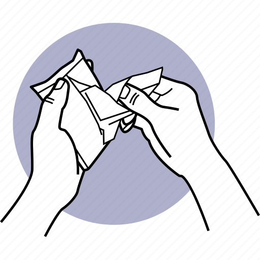 Paper, tissue, pack, hand, taking, napkin icon - Download on Iconfinder