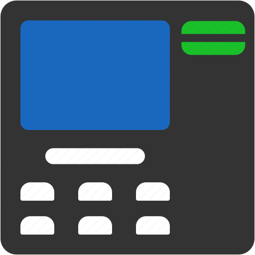 Bank, withdraw, payment, bank atm, cash out, pin code, pos terminal icon - Download on Iconfinder