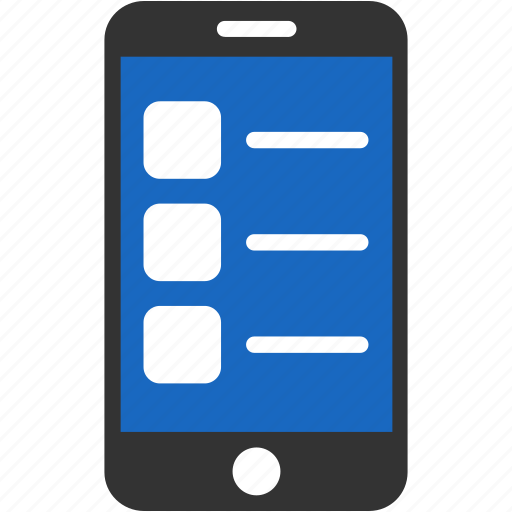 List, mobile, check, invoice, order, phone, report icon - Download on Iconfinder