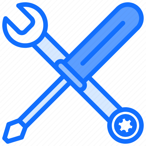 Builder, building, repair, screwdriver, tool, tools, wrench icon - Download on Iconfinder