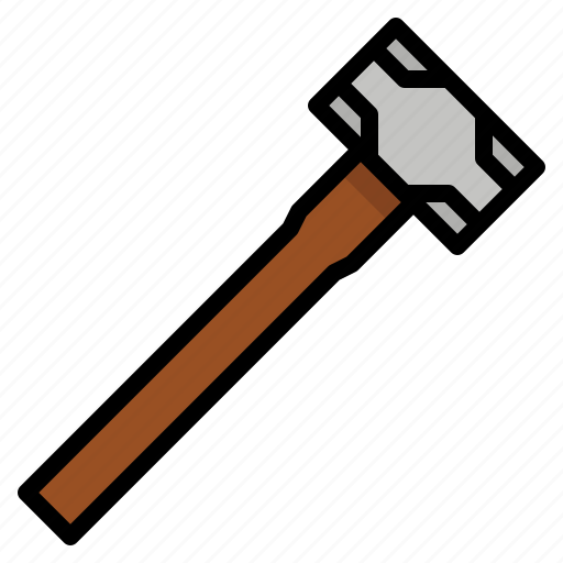 Duty, heavy, sledgehammer, tool icon - Download on Iconfinder