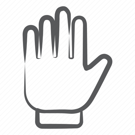 Glove, hand covering, hand protection, handwear, mitten icon - Download on Iconfinder