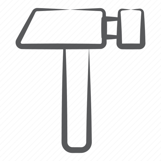 Claw hammer, hammer, maintenance tool, repair equipment, repair tool icon - Download on Iconfinder