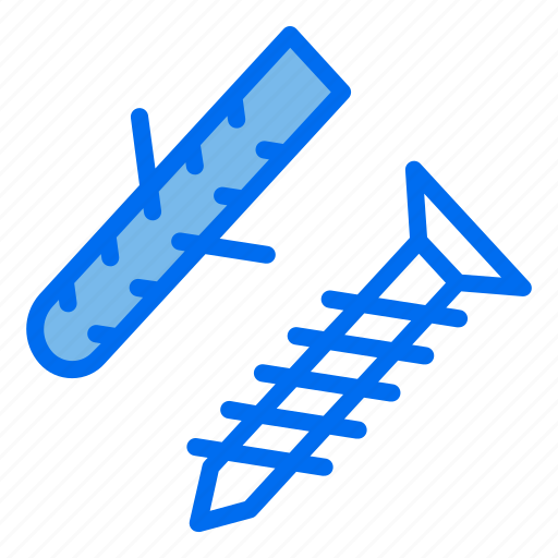 Screw, self, tapping, bolt, fastening, construction icon - Download on Iconfinder