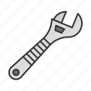 construction, equipment, repair, screw, tool, tools, wrench