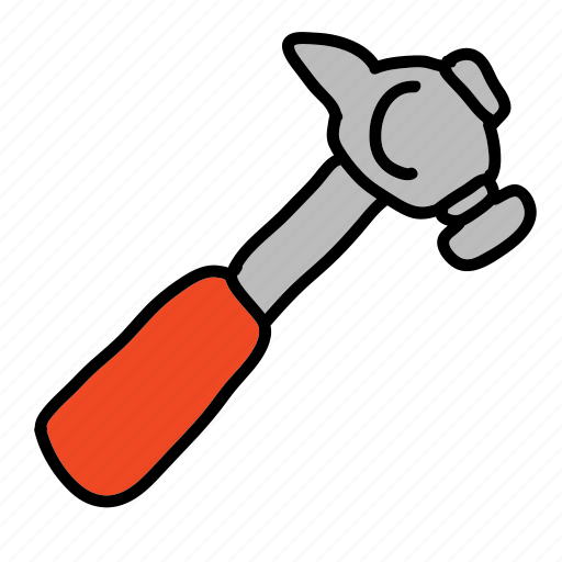 Construction, hammer, handwork, nail, tool icon - Download on Iconfinder
