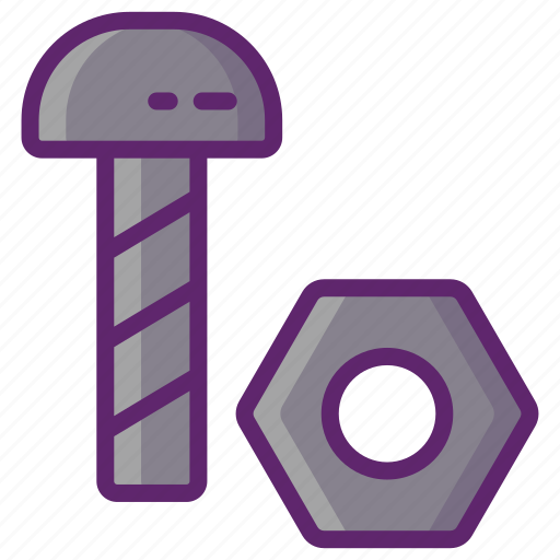Screw, nut, tools, construction icon - Download on Iconfinder