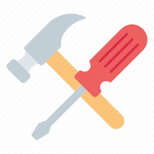 Screwdriver, equipment, work, tool, hammer icon - Download on Iconfinder
