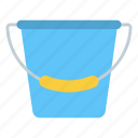 construction, bucket, house, tool, water