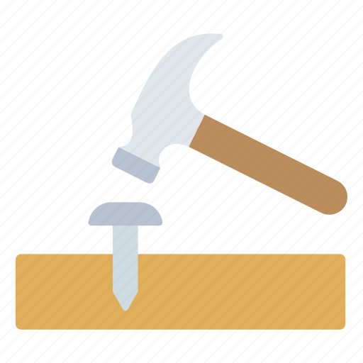 Hammer, tools, repair, construction, screws icon - Download on Iconfinder