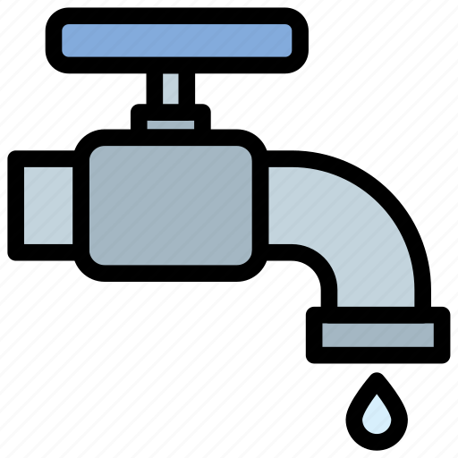 Faucet, pipe, plumbing, restroom, tools, wash, water icon - Download on Iconfinder