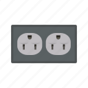 cable, electric, electrical, energy, plug, power, socket