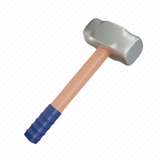 Hammer, tool, construction, building, equipment, labour, work 3D illustration - Download on Iconfinder