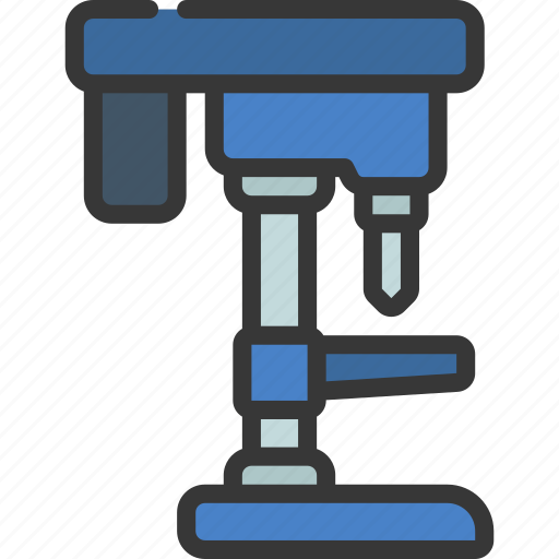 Drill, press, diy, tool, machinery icon - Download on Iconfinder