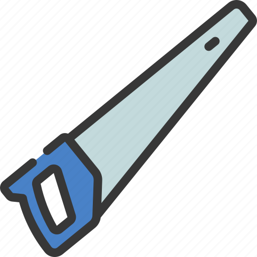 Hand, saw, diy, tool, woodworking icon - Download on Iconfinder