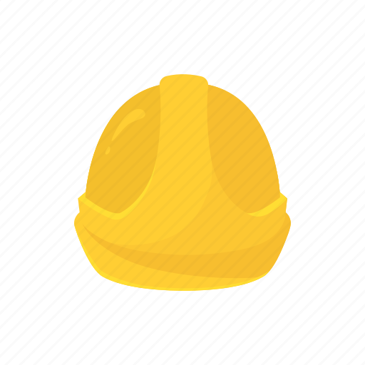 Construction hat, head protection, helmet, safety hat, yellow hat icon - Download on Iconfinder