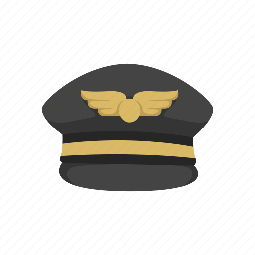 Aircraft, cap, hat, pilot, pilot cap, pilot uniform icon - Download on Iconfinder