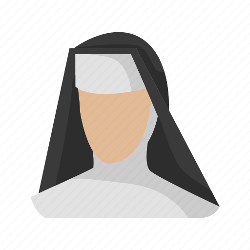 Catholic, christian, nun, religion, sister, veil icon - Download on Iconfinder