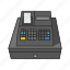 cash, cash drawer, cash register, coin box, money box, sales register 
