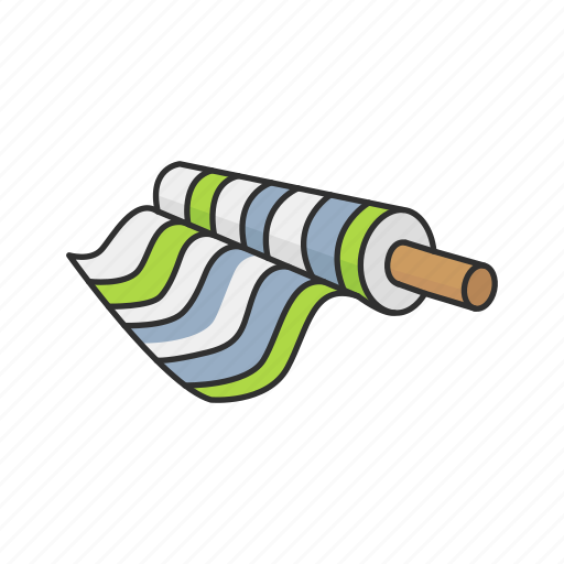 Cloth, clothing, clothing material, fabric, tailor, textile, wave icon - Download on Iconfinder