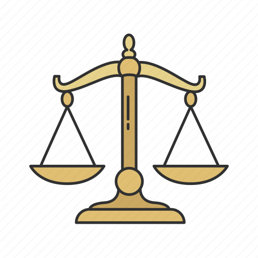 Court, judicial, justice, lawyer, scale, wieght icon - Download on Iconfinder