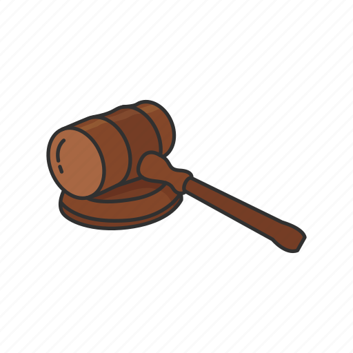 Court, gavel, hammer, judge, judicial, justice, mallet icon - Download on Iconfinder