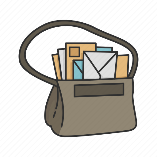 Courier, letters, mail, mailman, messages, satchel icon - Download on Iconfinder