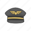 aircraft pilot, cap, hat, pilot, pilot cap, pilot uniform 
