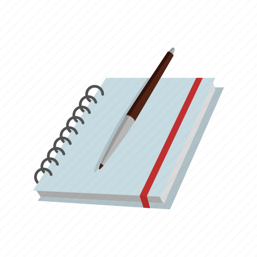 Diary, journal, notebook, notes, pen, record icon - Download on Iconfinder