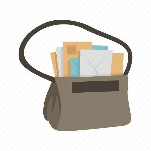 Bag, courier, letters, mail, mailbag, mailman, messages icon - Download on Iconfinder